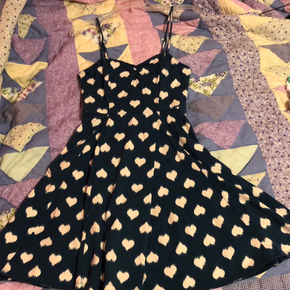 pleated skirt dress with spaghetti straps